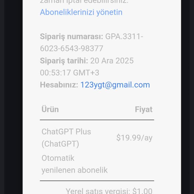 ChatGPT Plus Aboneliği İptal Edilemiyor Ve Ücret Çekilmesinden Endişe