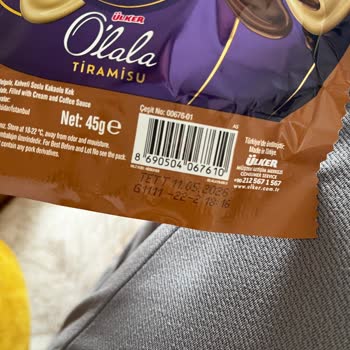 Olala Tiramisu’da Parçacıklar, Aşırı Koku Ve Sertlik Gıda Güvenliği Şikayeti