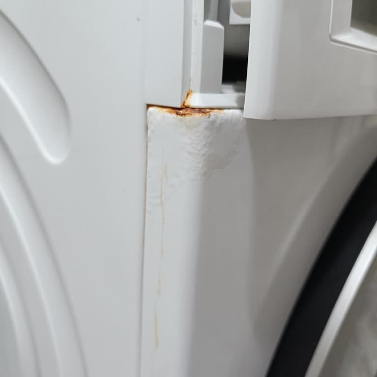 Garantili Çamaşır Makinesinde Deterjan Çekmecesi Paslanması Ve Su Sızması Acil Değişim Talebi