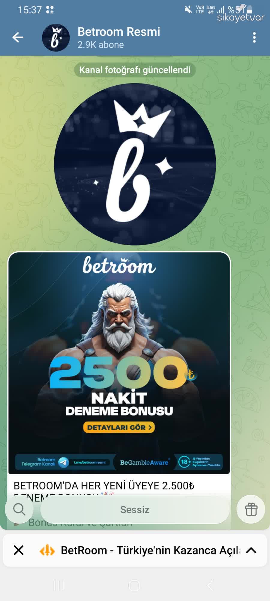 Schermata dei termini di un bonus Betroom che mostra requisiti aggiuntivi