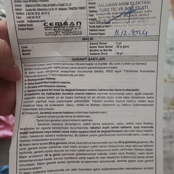 Tekrar Eden Arızalı Veito Şofben İçin Para İadesi Ve Değişim Talebi