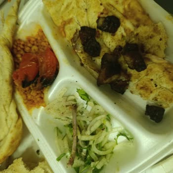 Yanmış Ve Eksik Ciğer Şişi Ve Kanatları