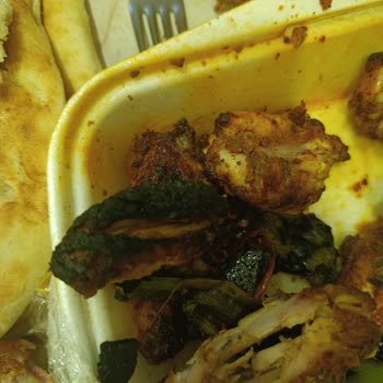 Yanmış Ve Eksik Ciğer Şişi Ve Kanatları