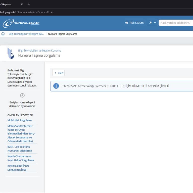 BTK'da Görünen Yanıltıcı Turkcell Kaydı Sahte Aramaları Teşvik Ediyor