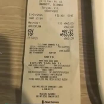 Kahve Vadisi Fatura Kesmiyor, Yalnızca Slip Veriyor Talep Etmeme Rağmen!