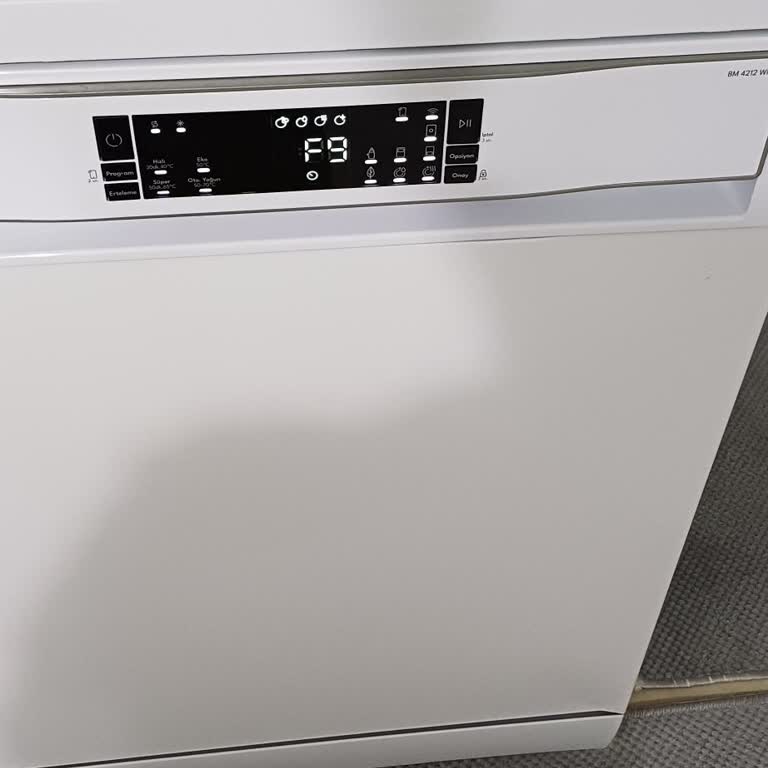 Vestel BM 4214 Bulaşık Makinesinde Sürekli F5/F9 Hataları Ve Kalıcı Çözüm Talebi