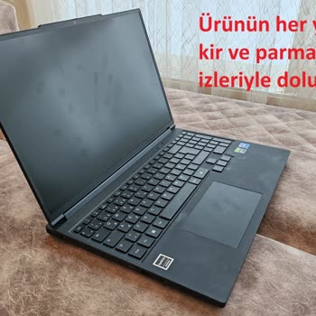Beta Plus Teknoloji Mağazasından Gelen Laptopun Açılmış Ve Hasarlı Kargosu