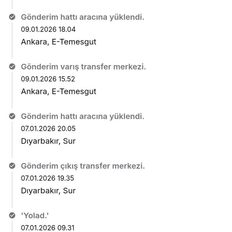 Kargom İstanbul’a Geldi, Sonra Afyon Ve Bursa’ya Dolaştırıldı