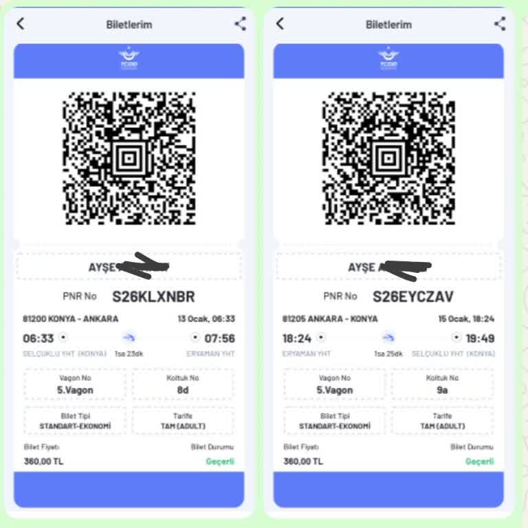 TCDD'nin Bilet Değişikliği Ve İade Kısmındaki Haksız Tutumu