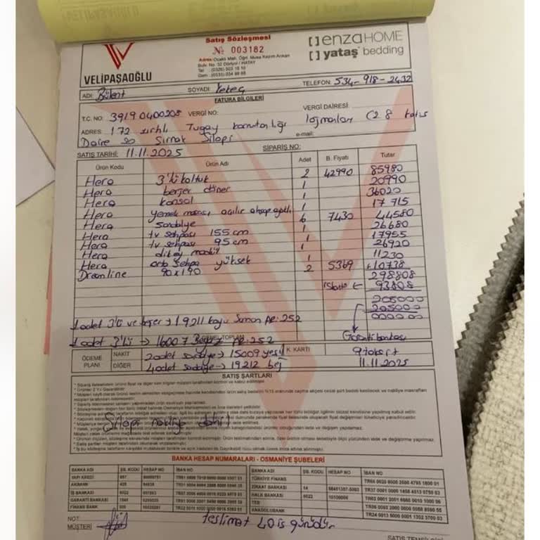 Enza Home Ürün Teslimindeki Gecikme Ve Acil Çözüm Talebi