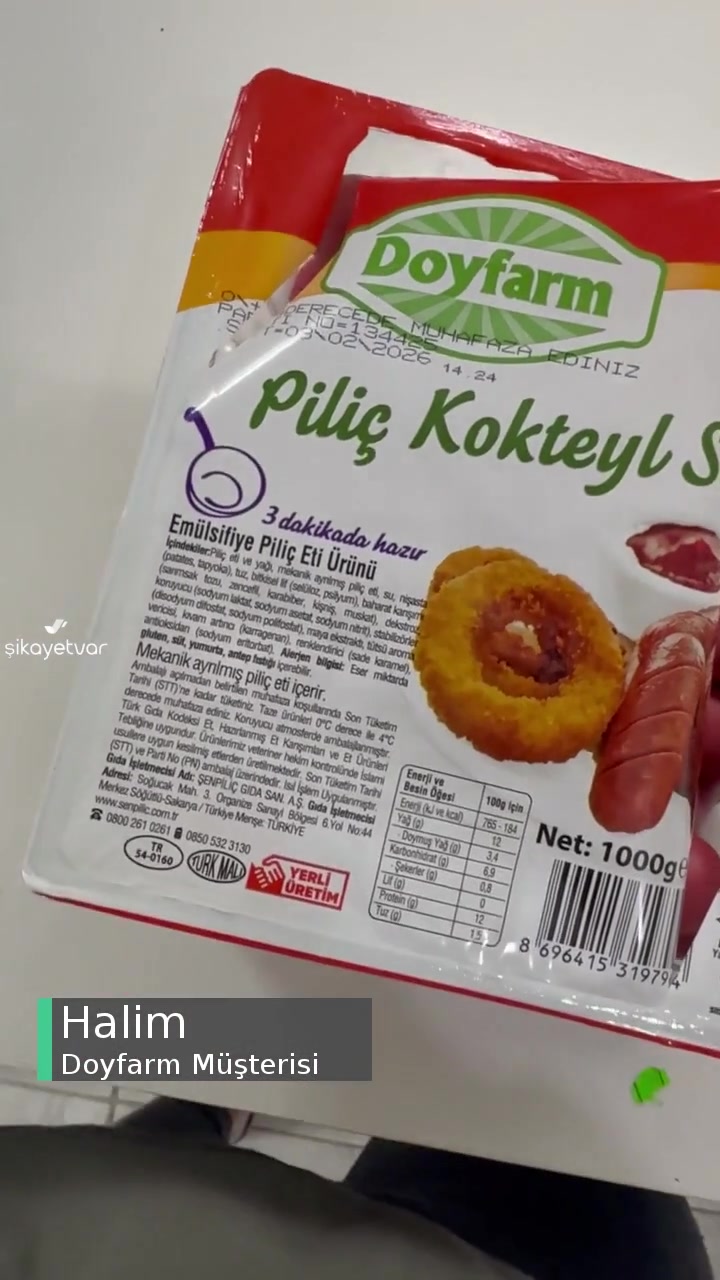 Doyfarm Sosisleri Küflenmiş Çıktı! videonun kapak resmi