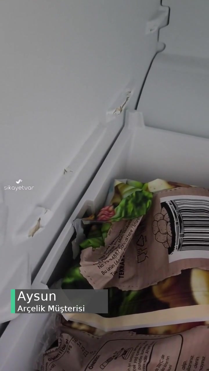 Arçelik Derin Dondurucu Çekmecesi Çatladı! videonun kapak resmi
