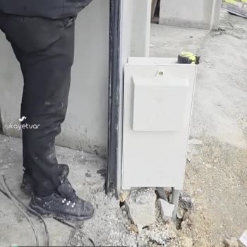 Aksa Doğalgaz Ana Kutu Yanlış Yerde Kurulmuş