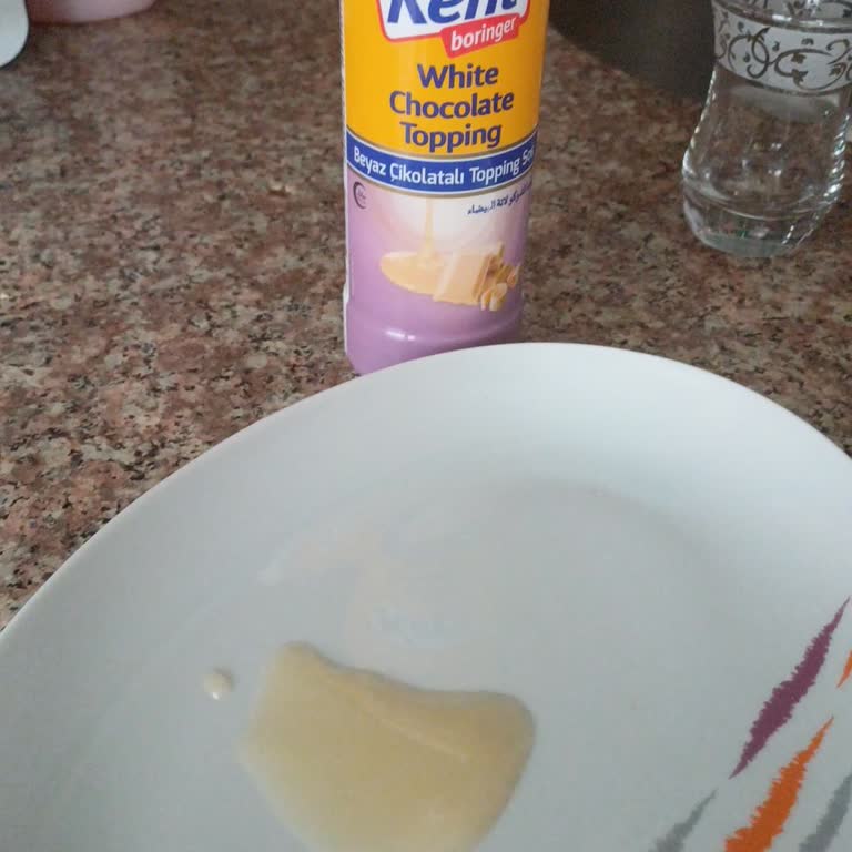 Kent Boringer White Chocolate Topping Renk, Kıvam ve Tat Sorunu