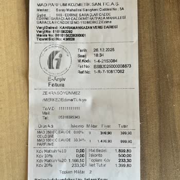 Mad Parfümeri'de Kalıcılık Vaadi Yerine Bir Saatlik Koku, İade Talebinin Reddi