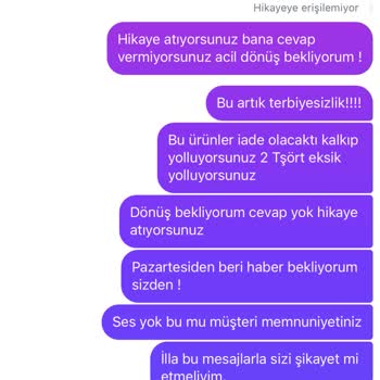 İptal Sözü Verip Kısmi Ürün Gönderen Ve Tam İade Yapmayan Satıcı