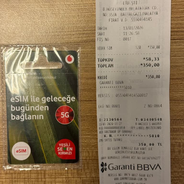 Vodafone E-sim Geçiş Ücretinde 170 TL'den 350 TL'ye Keyfi Artış!