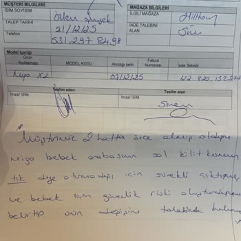 Güvenlik Riski Taşıyan Emniyet Kilidi Açık Bebek Arabası İçin Hızlı Değişim