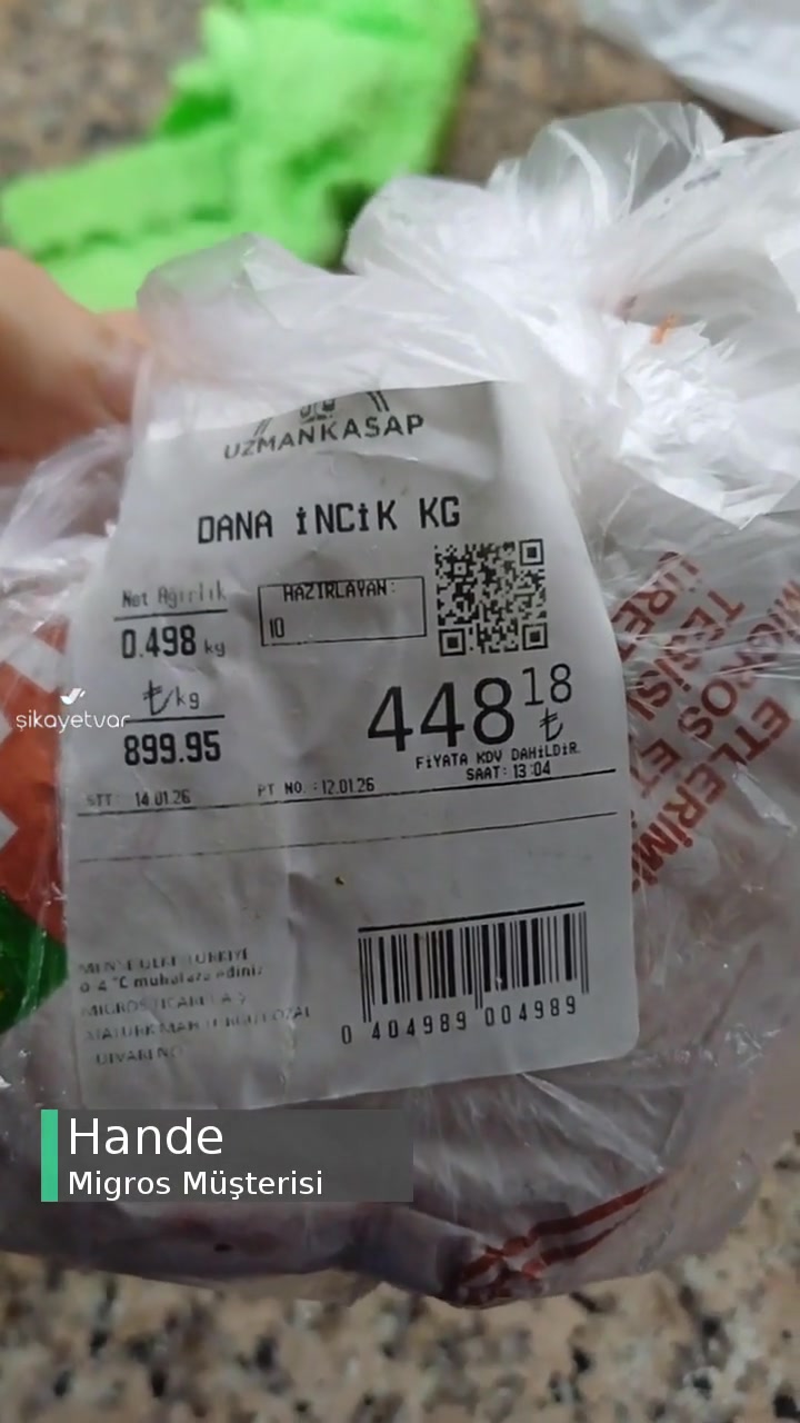 Migros Bozuk Gönderilen Et videonun kapak resmi