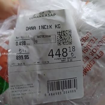 Migros Bozuk Gönderilen Et