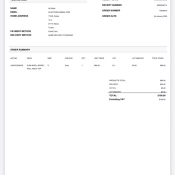 Cos Türkiye'de Yanıltıcı Gönderim Bilgisi Ve Gümrük Masrafları