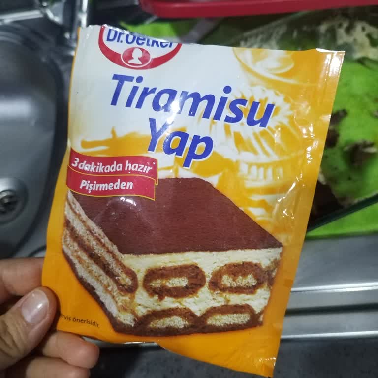 A101'de Satın Alınan Dr. Oetker Tiramisu'da Bozuk Tat Ve Kıvam!