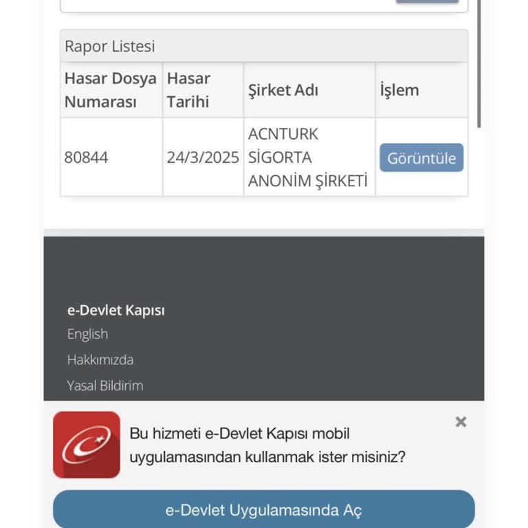 Acnturk Sigorta’da 80844 Numaralı Kasko Hasarı Ödemesi 10 Ayda Gecikiyor