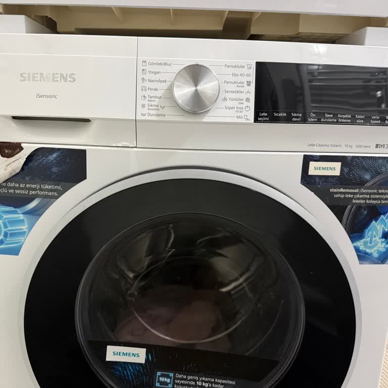 Alman Malı Siemens Çamaşır Makinesinde Deterjan Bölmesi Kısa Sürede Paslanıp Soyuldu