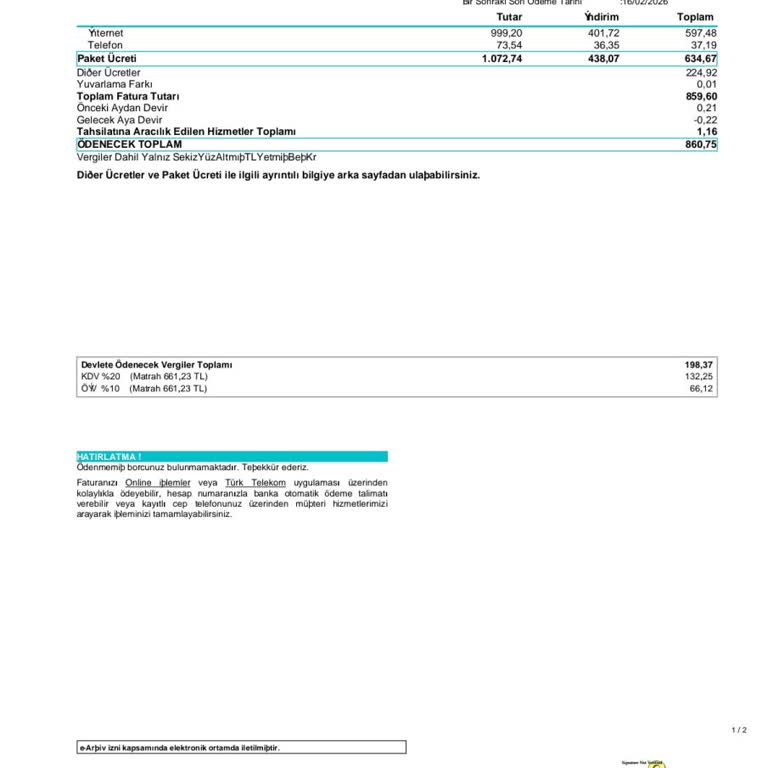 Uygulama Üzerinden Güncellenen İnternet Taahhüdünde Gizli Cayma Bedeli