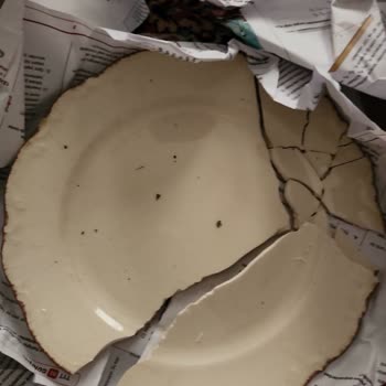 Sürat Kargo'nun Dağıtım Elemanlarının Özensizliği Nedeniyle Kırılan Tabaklar