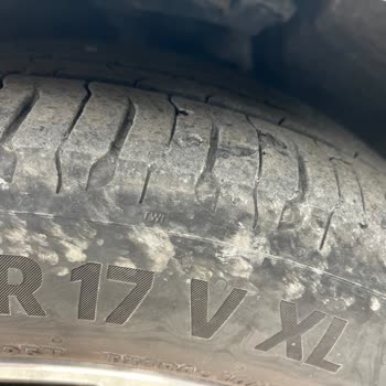 Fabrika Çıkışlı Continental Lastiğin 17.000 Km’de Parçalanması Ve Ücretsiz Değişim Talebi