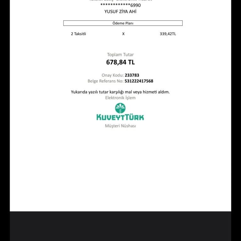 678,84 TL İade Sürecindeki Uzun Bekleyiş Ve Satıcıdan Sessizlik