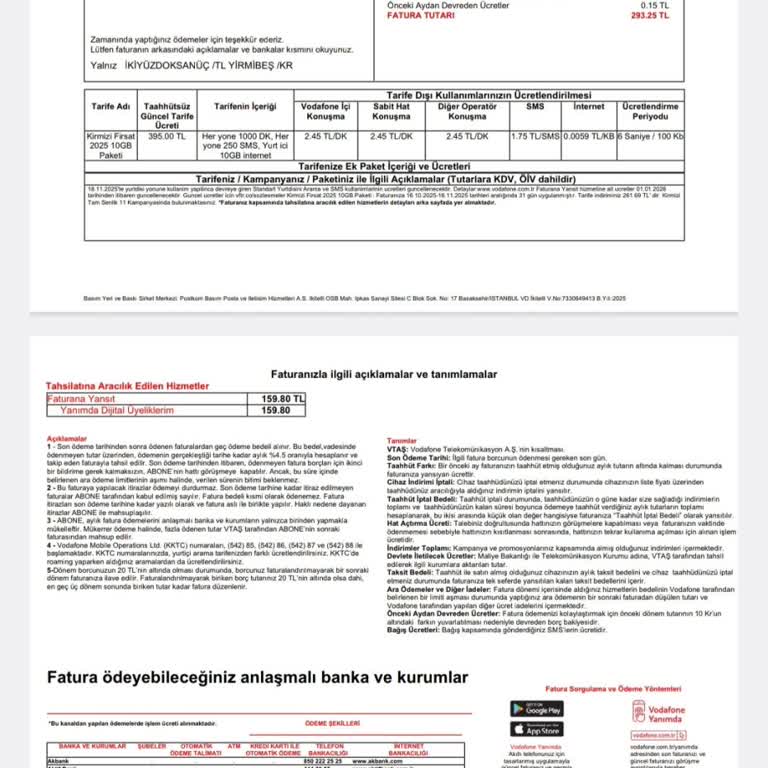 Vodafone Premium Ücretinin Çifte Kesilmesi Ve Geri Ödeme Sorunu
