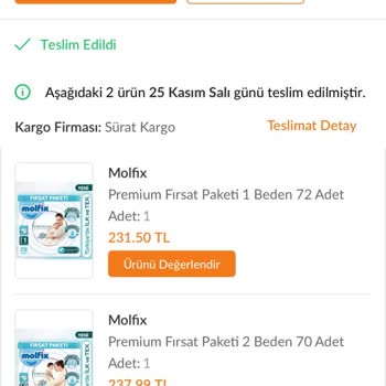 Molfix Premium Bebek Bezlerinde Sürekli Sızdırma Ve Alerjik Reaksiyon