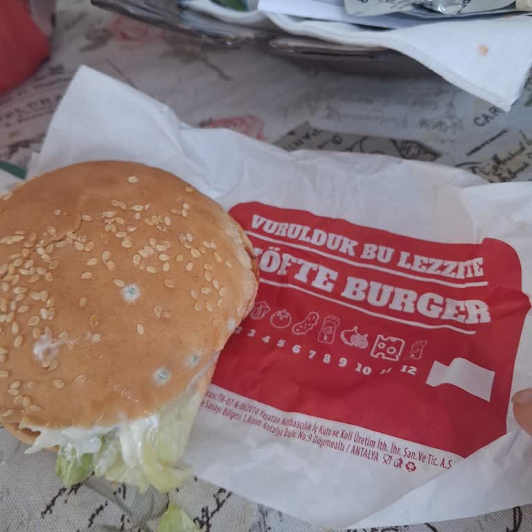 Hamile Kadına Küflü Burger Sunuldu: Gıda Güvenliği İhlali