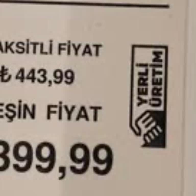 Ürün Etiket Fiyatı Ve Ödenen Tutar Arasındaki Fark