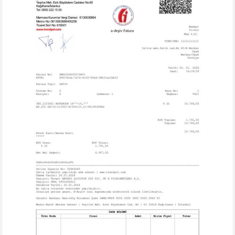 Açılmayan HP 250 G8 Laptop İçin Yetkili Servis Kontrolü Ve Garanti Kapsamında Ücretsiz Onarım Talebi