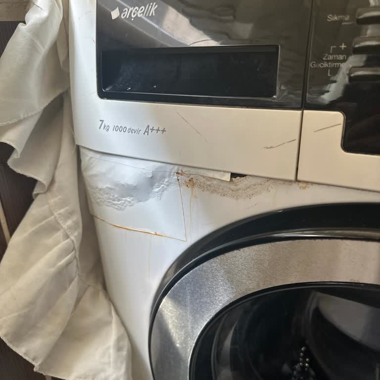 Arçelik Çamaşır Makinesi Ön Kapak Paslanması Ücretsiz Değişim Talebi