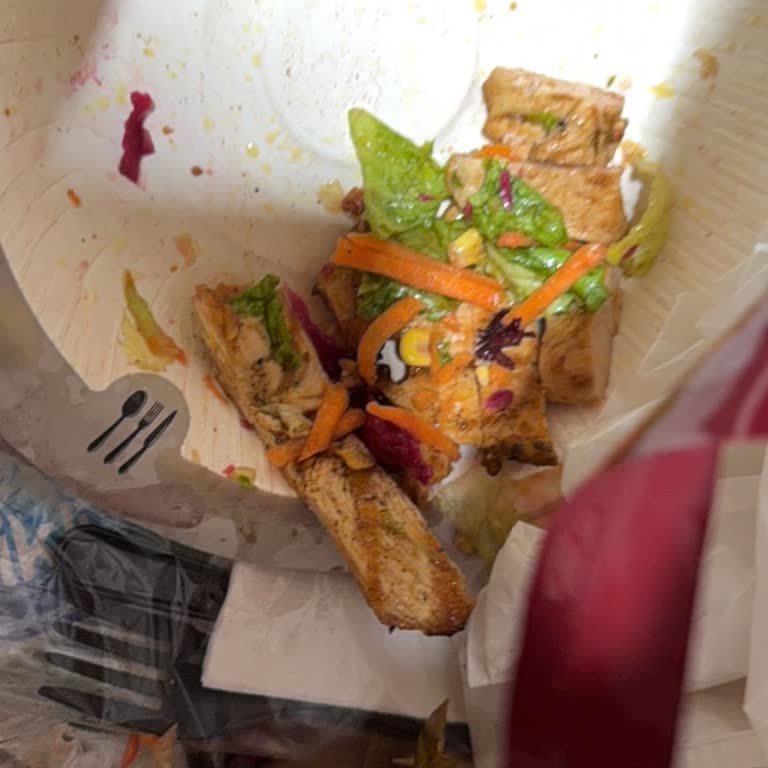 Çiğ Tavuklu Salata Ve İlgisiz Müşteri Hizmeti