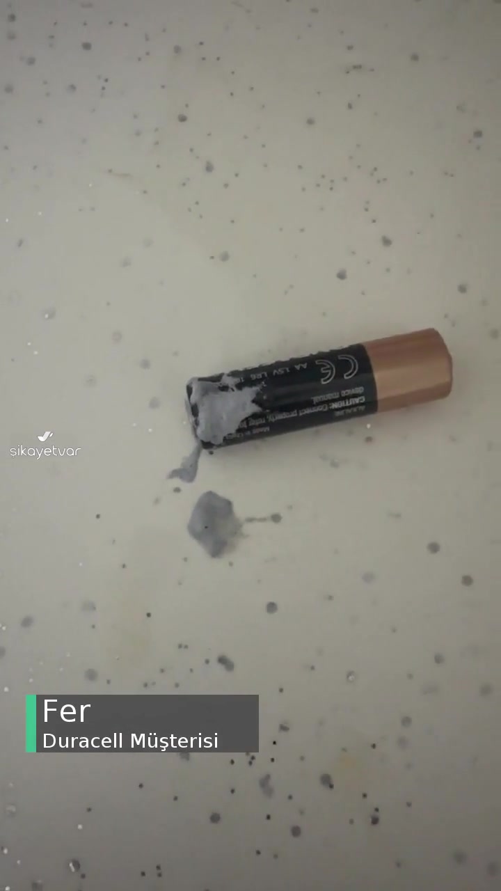 Duracell Kalem Pil Patladı videonun kapak resmi