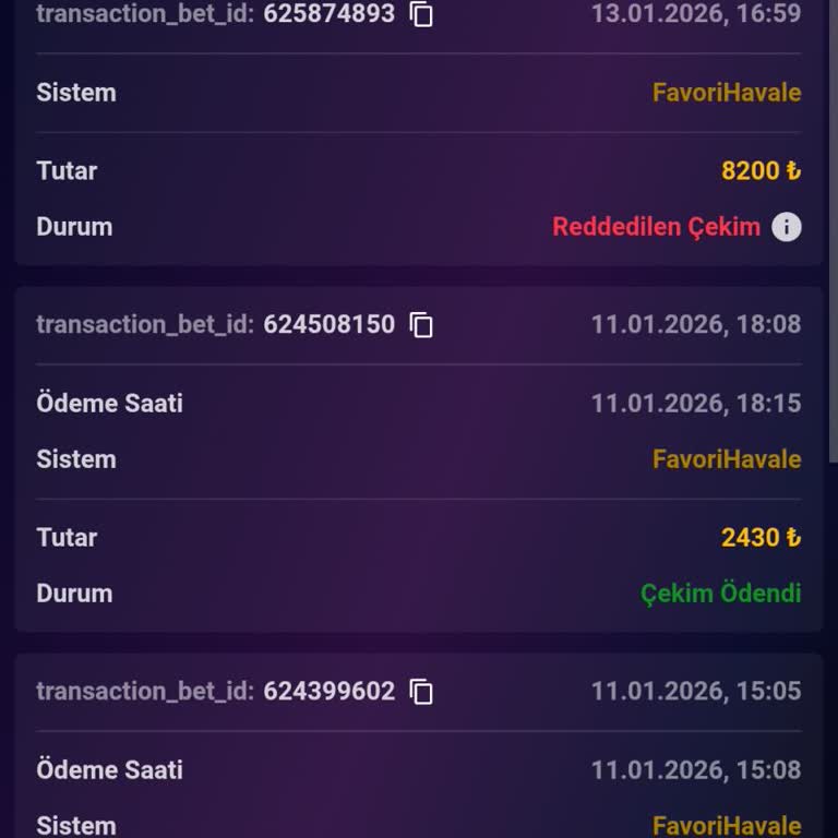 Hesabımdan Yetkisiz Slot Harcaması Ve 8.000 TL İadesi Talebi