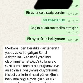 Teslim Edilmediği Kazak İçin Yanıtsız Müşteri Hizmetleri Ve Yanlış Teslimat