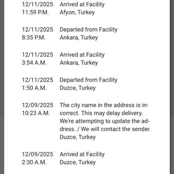 Teslim Edilmediği Kazak İçin Yanıtsız Müşteri Hizmetleri Ve Yanlış Teslimat