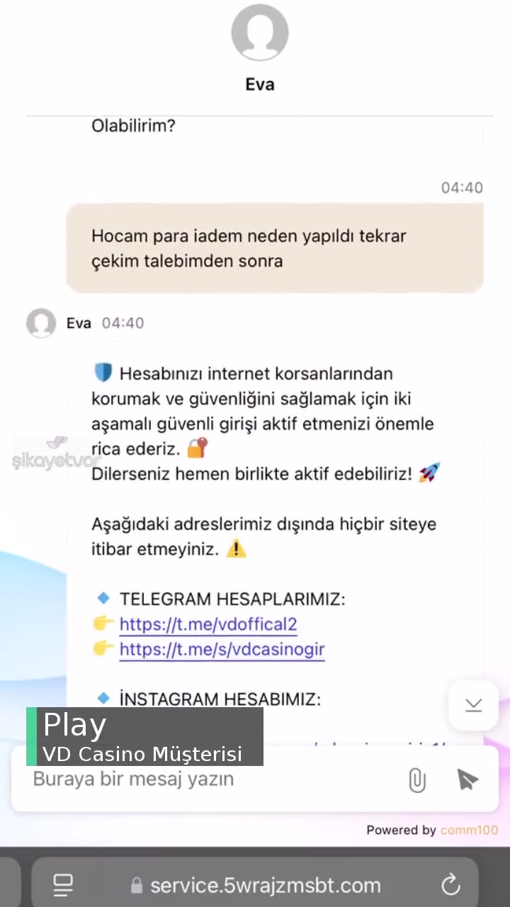 Vd Casino Para Ödeme Sorunu videonun kapak resmi