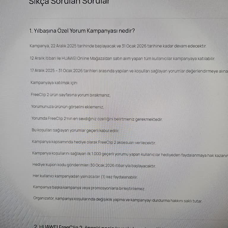 Hepsiburada’dan Alınan Huawei Kulaklıkta Kampanya Hakkı Reddedildi Ve Temsilci Agresif Davrandı