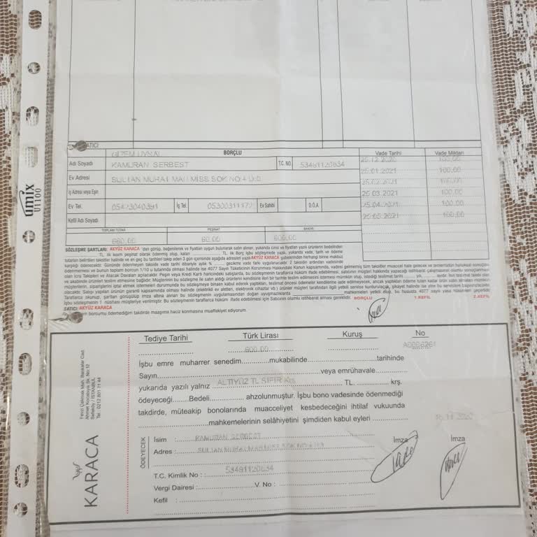 Fatura Eksikliği Nedeniyle Garanti Kabul Edilmedi