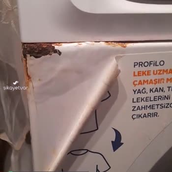 2 Yıl Dolmadan Küflenen Profilo Marka Çamaşır Makinesi!