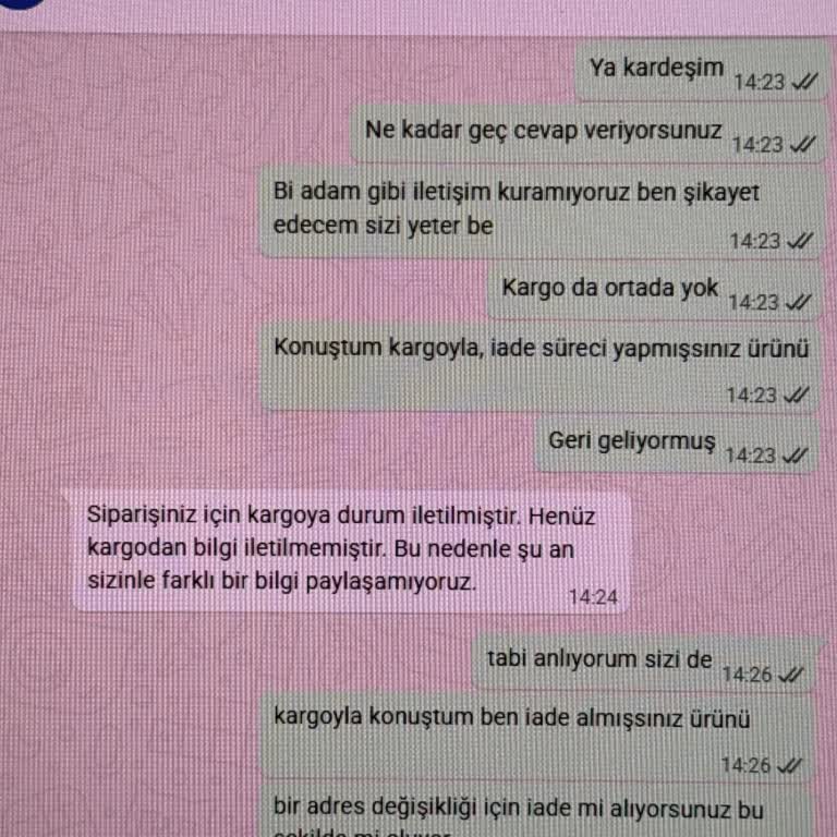 Adres Değişikliği Sonrası Siparişimin Geri Gönderilmesi Ve Müşteri Hizmetlerinden Açıklama Eksikliği