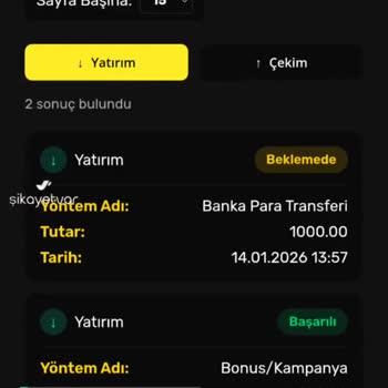 Betmen Hesabıma Paranın Geçmesini İstiyorum