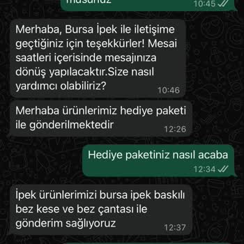 Bursa İpek Hediye Paketi Seçeneği Yanıltıcı, Bez Çanta Gelmedi